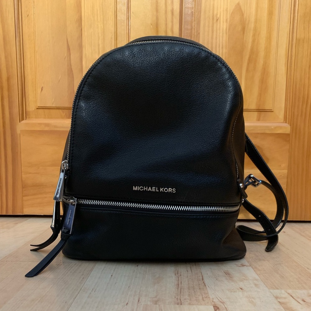 Black Michael Kors Backpack